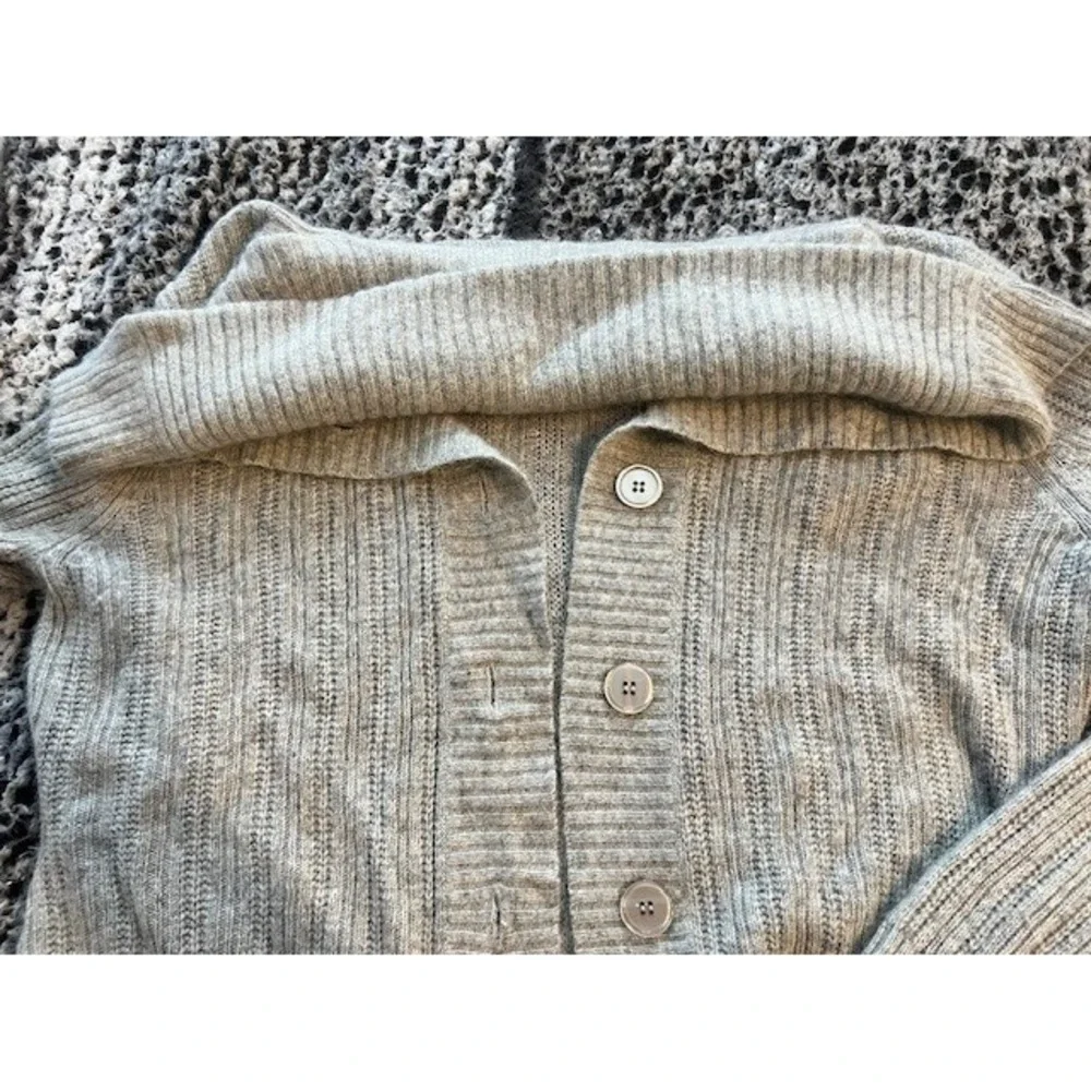 Women's Gray Maurices Button Up Cardigan‎ Sweater Size L